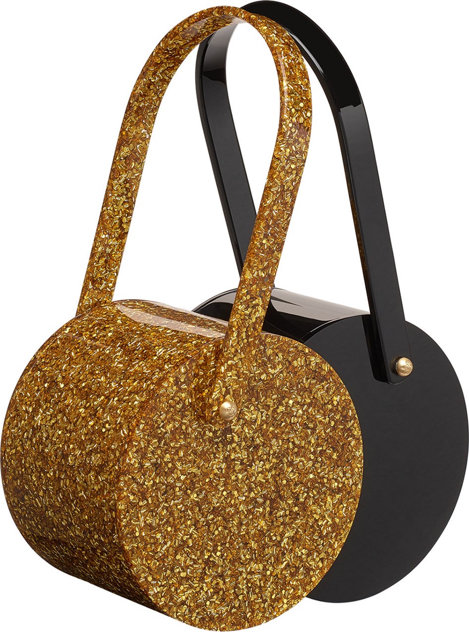 Edie Parker Double-Shot Acrylic Clutch Bag