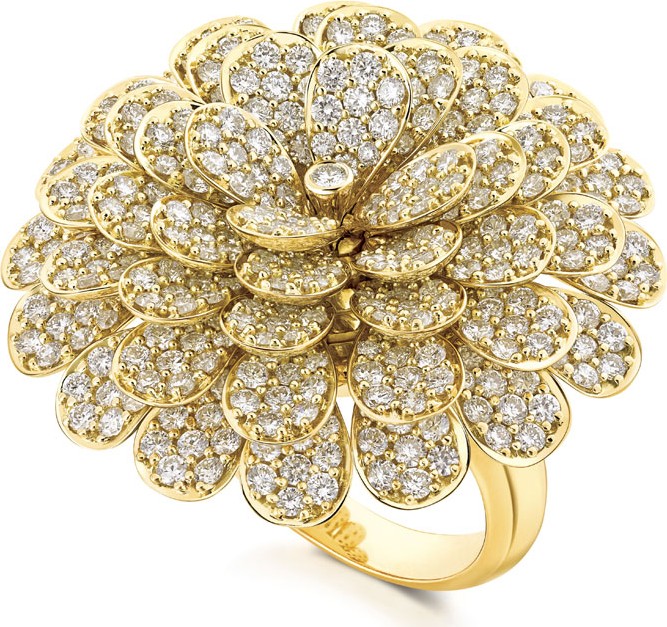 Hueb Secret Garden 18k Gold & Diamond Ring