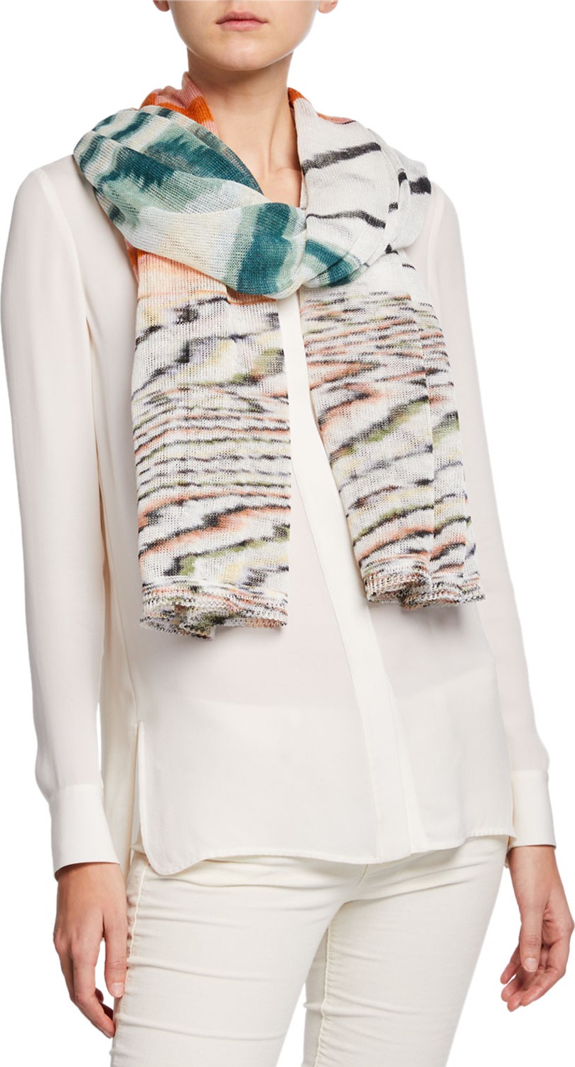 Missoni Linen-Blend Space Day Scarf