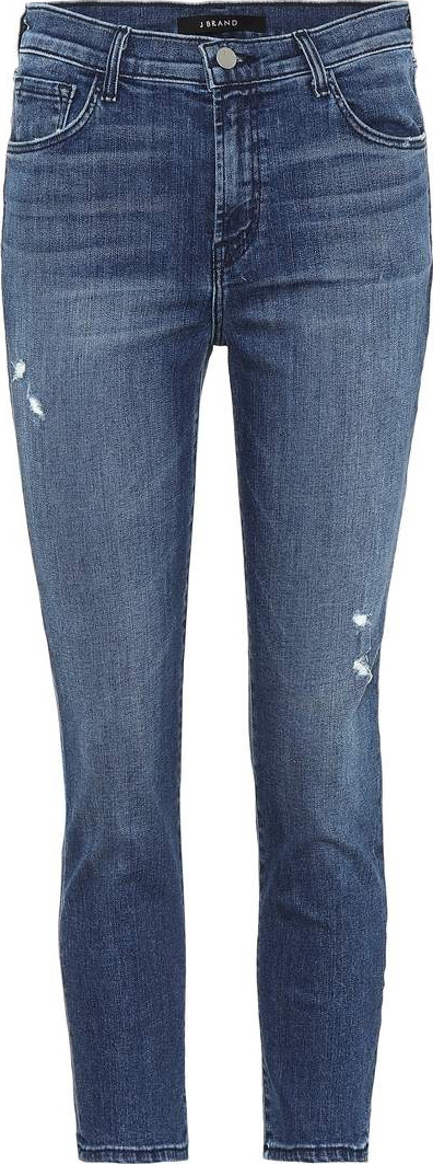 J BRAND Ruby high-rise cropped jeans