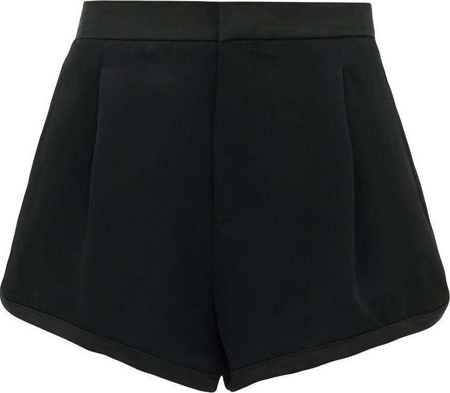 Dundas Tailored satin-crepe shorts