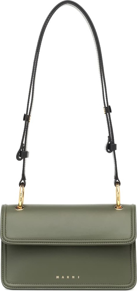 Marni New Beat Small leather shoulder bag