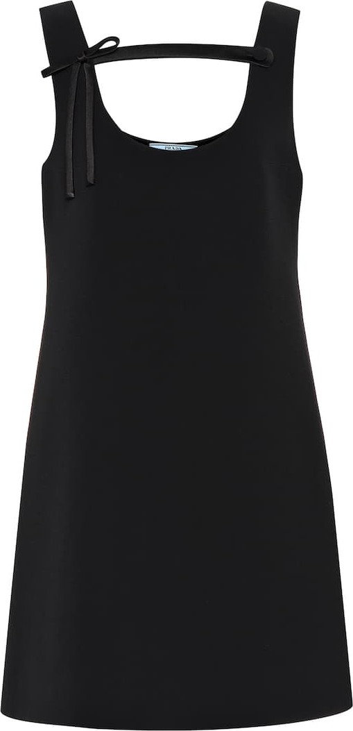 Prada Cady crêpe minidress
