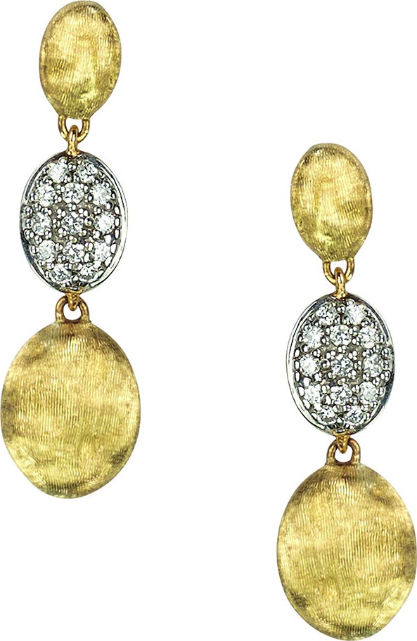 Marco Bicego Siviglia Diamond Triple-Drop Earrings