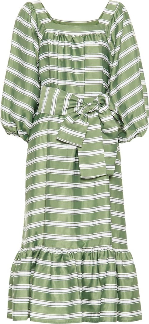 Lisa Marie Fernandez Laure striped midi dress