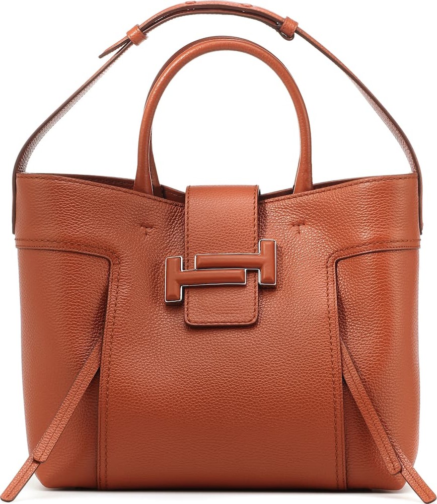 Tod's Double T leather shopper