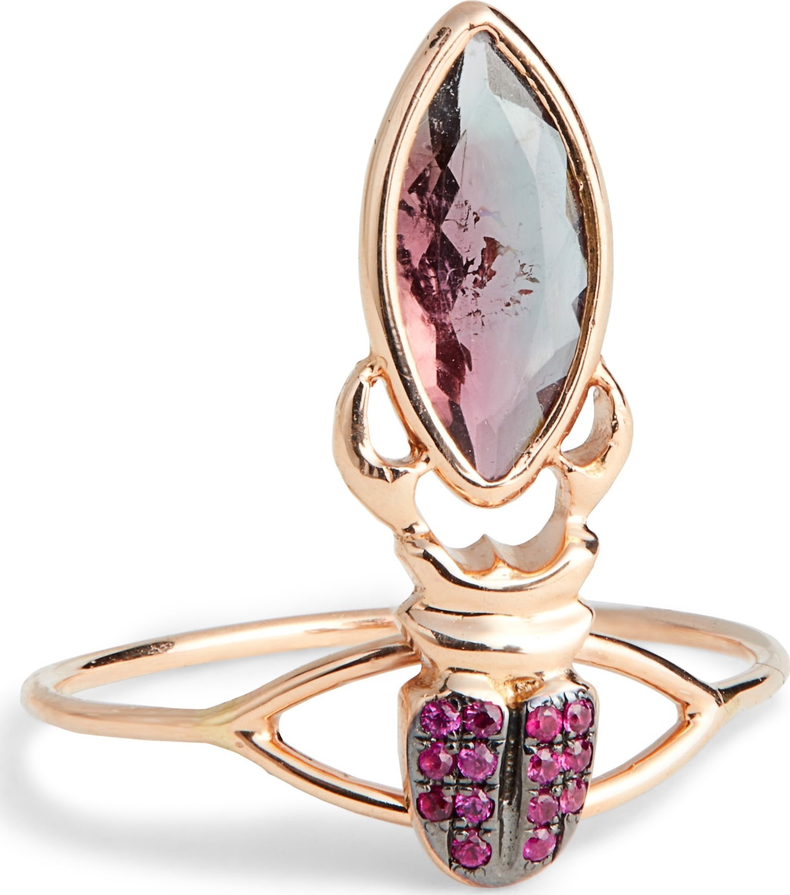 Daniela Villegas Khepri Opal & Pink Sapphire Ring