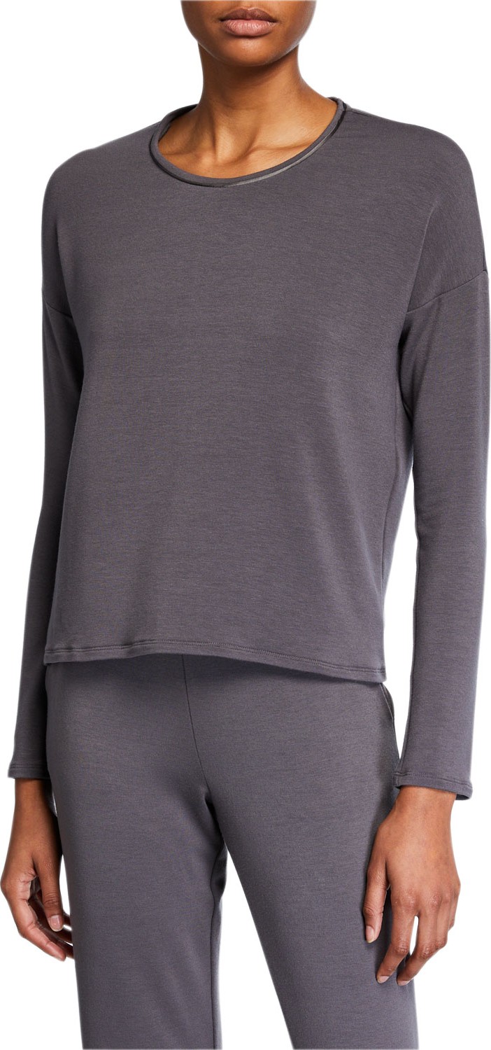 Natori Cozy Long-Sleeve Lounge Top