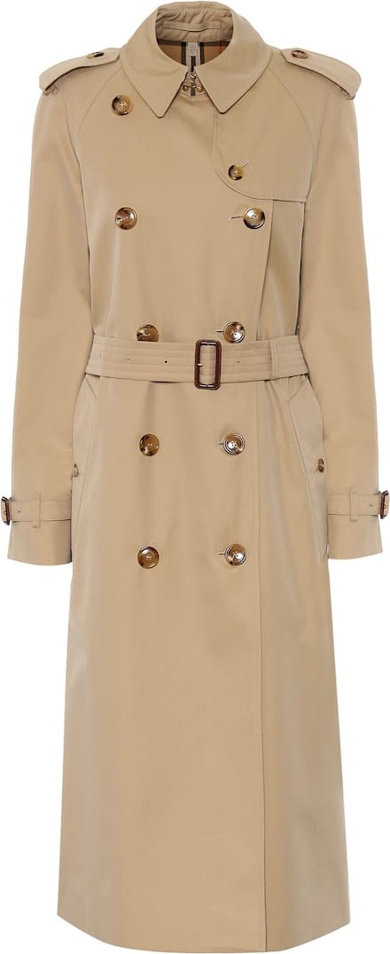 Burberry London England Waterloo cotton trench coat
