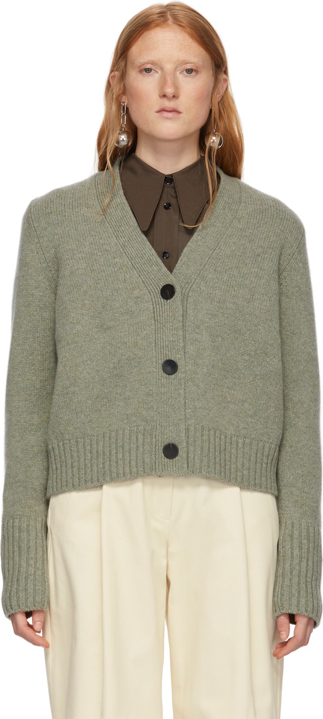 Studio Nicholson Green Rankine Cardigan