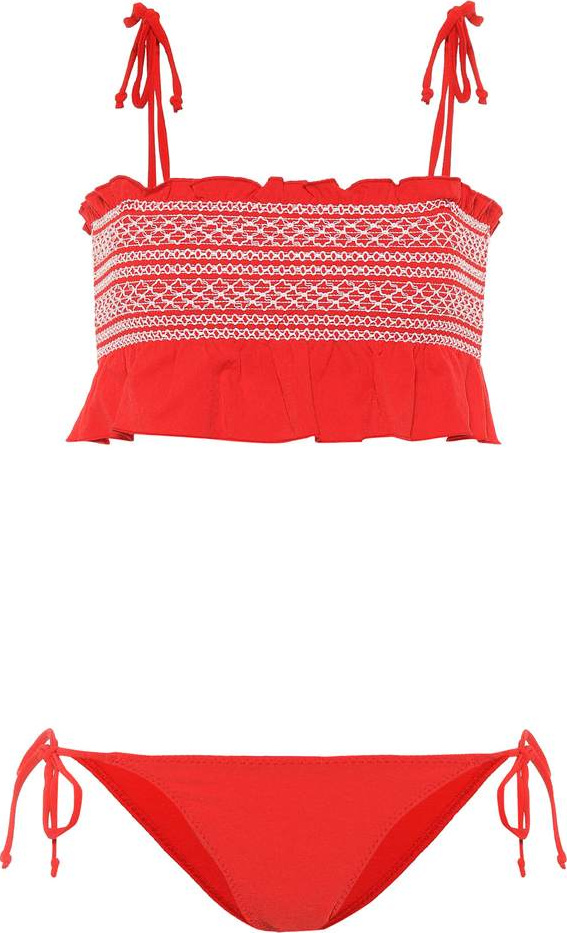 Lisa Marie Fernandez Selena smocked bikini