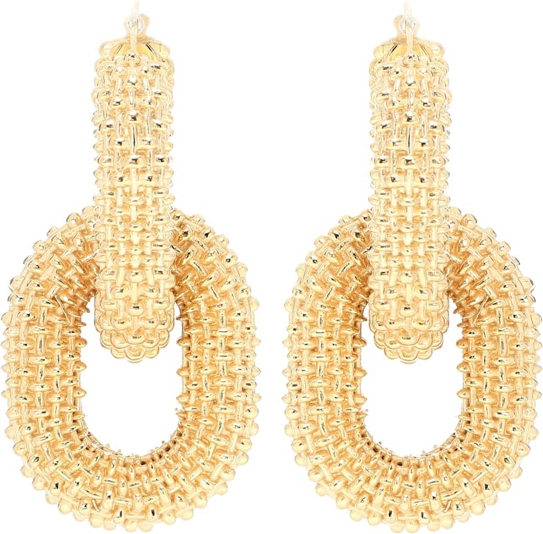 Bottega Veneta 18kt gold-plated earrings