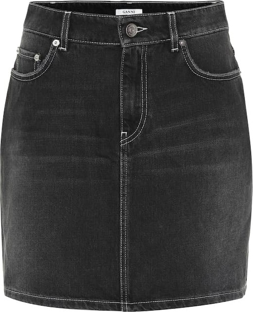Ganni Denim miniskirt