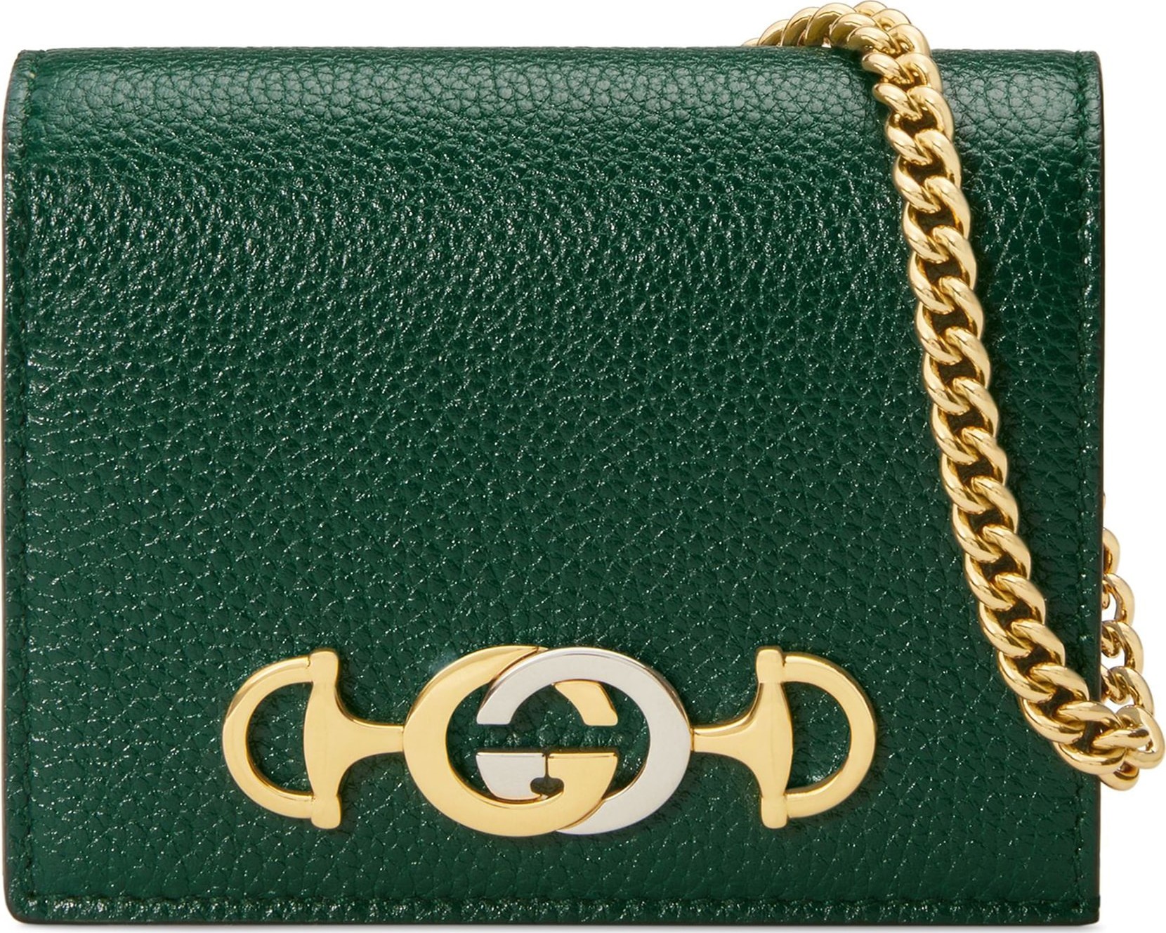 Gucci Zumi 655 Leather Wallet on a Chain