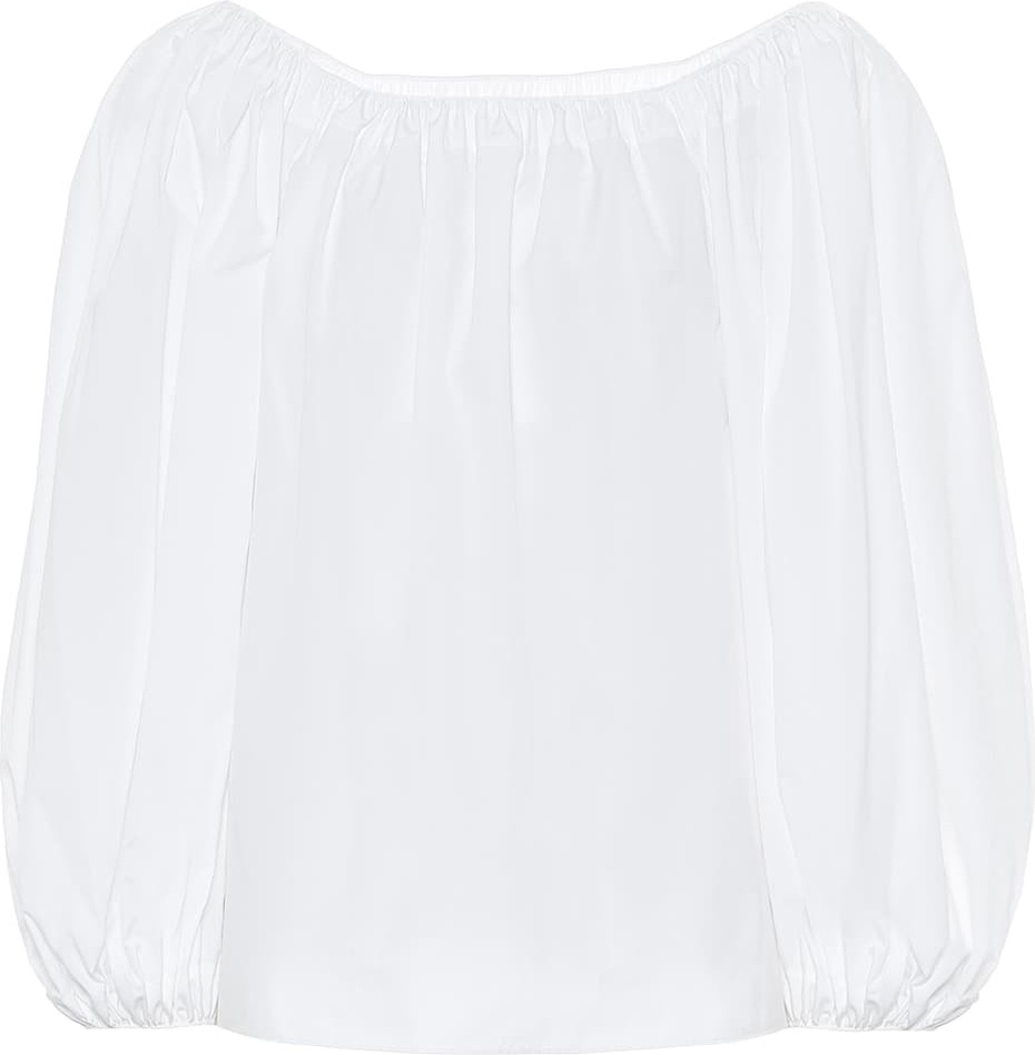 Alaïa Cotton-poplin blouse