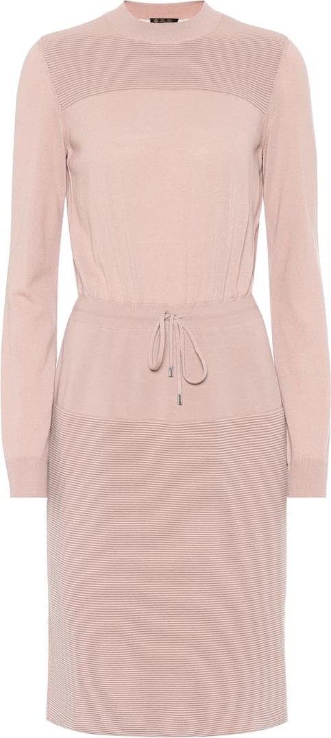 Loro Piana Ribbed cashmere sweater dress