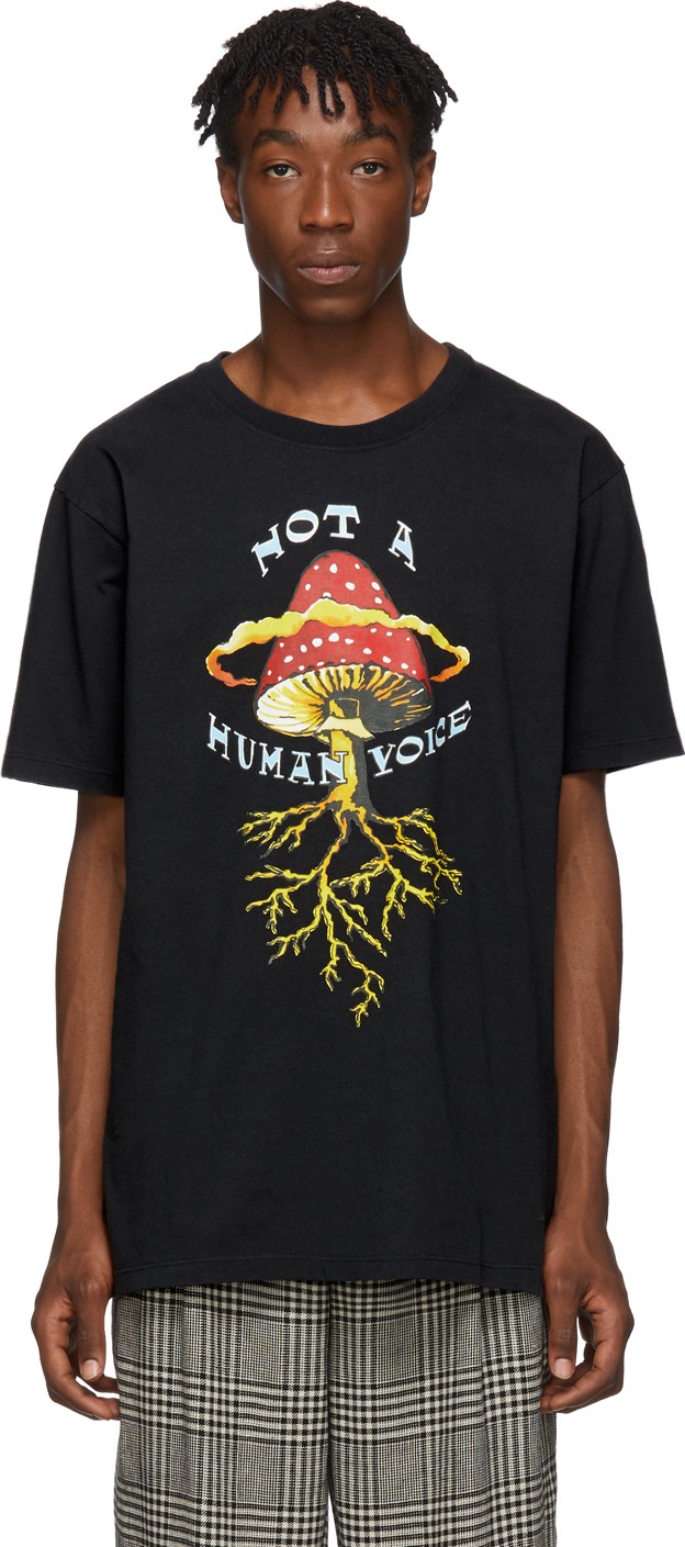 Gucci Black 'Not A Human Voice' T-Shirt