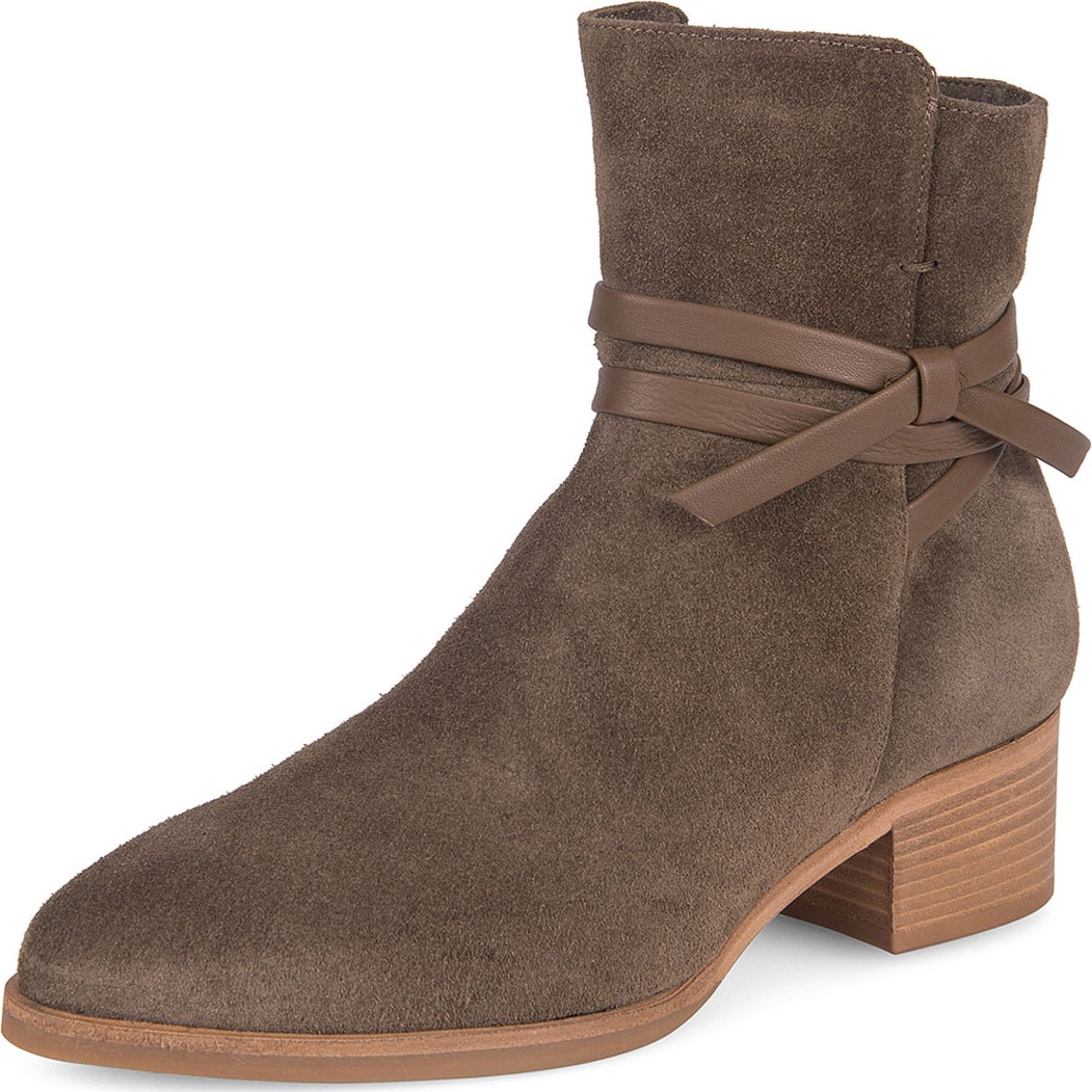 Italeau Donota Tie Waterproof Suede Booties
