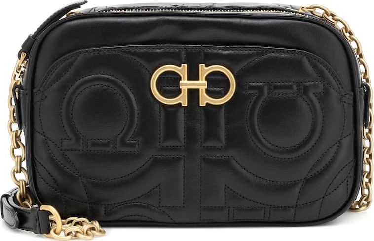 Salvatore Ferragamo Quilted Gancini leather camera bag