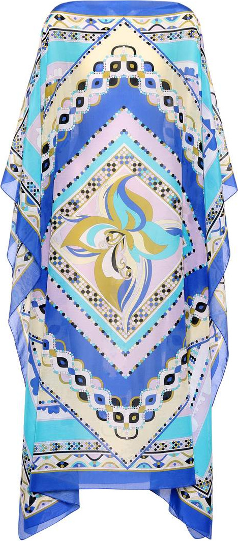 Emilio Pucci Printed cotton and silk kaftan
