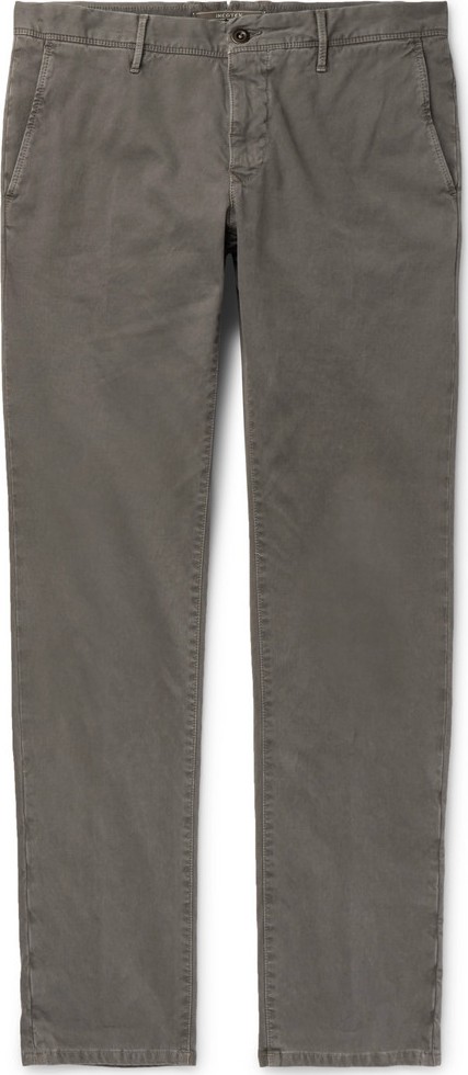 Incotex Slim-Fit Stretch-Cotton Corduroy Trousers