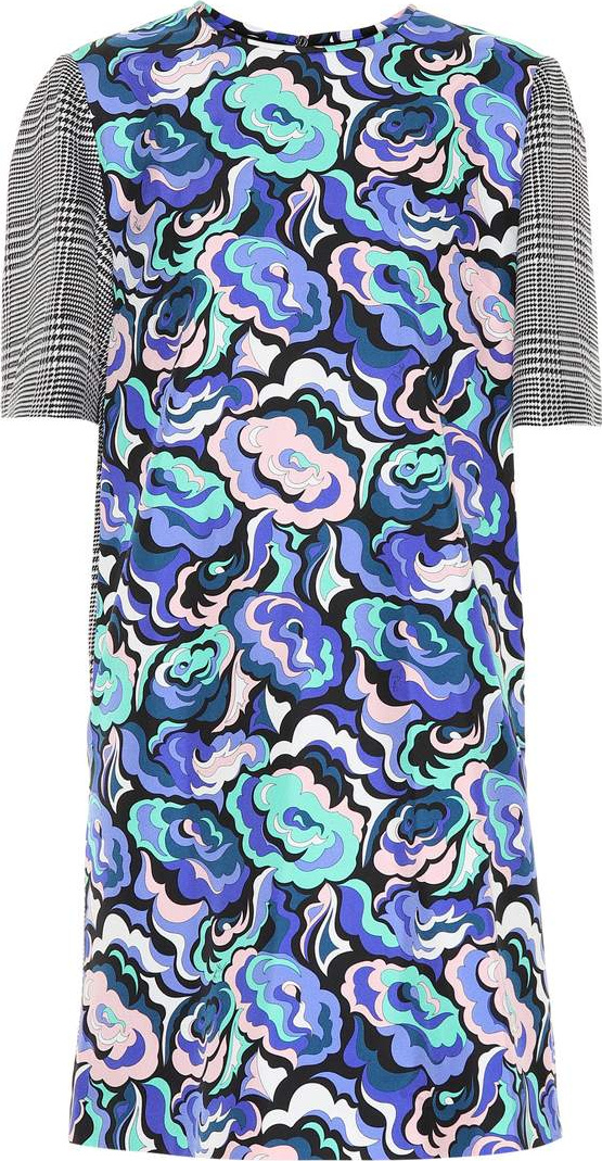 Emilio Pucci Printed silk-blend minidress