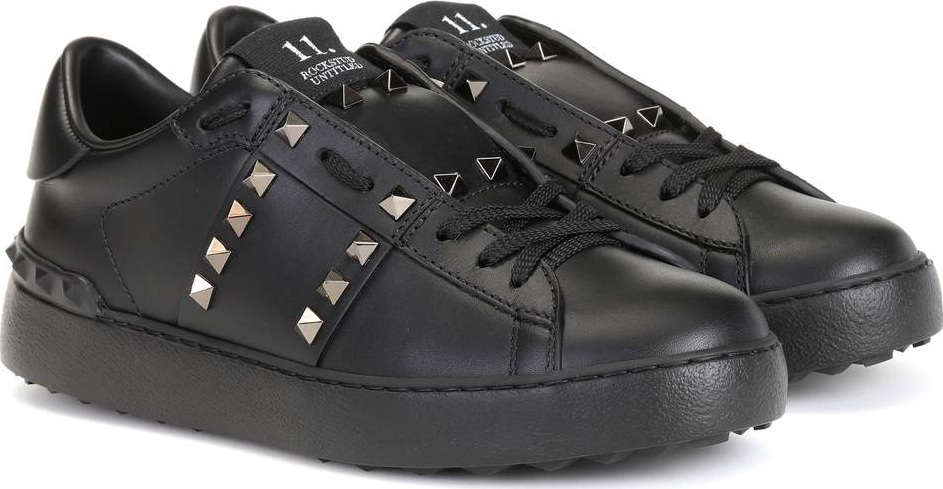 Valentino Valentino Garavani Rockstud Untitled Noir leather sneakers