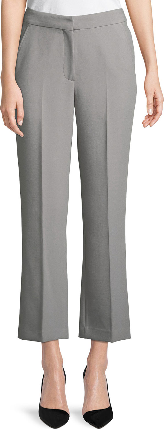 Emporio Armani Straight-Leg Cropped Pants