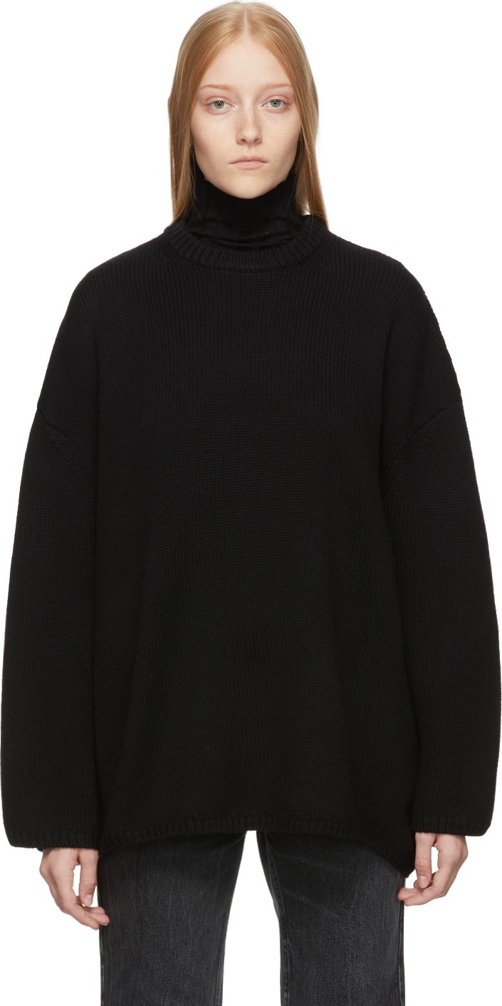 Totême Black Noma Sweater