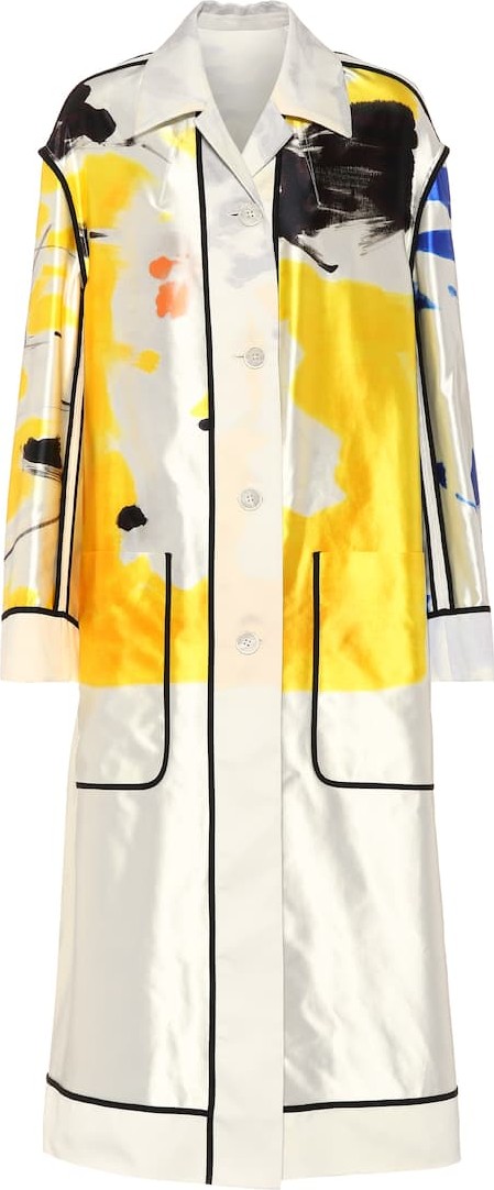 Dries Van Noten Cotton and silk coat