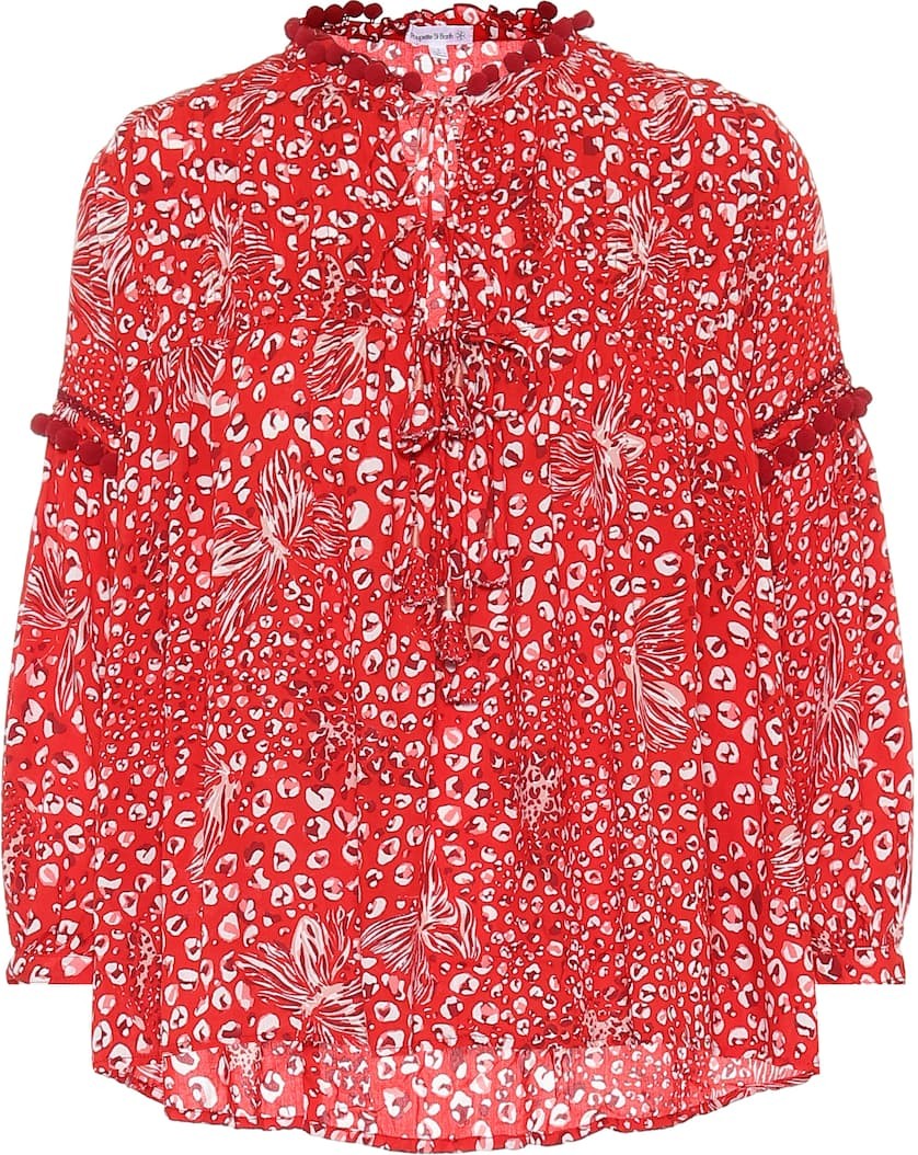 Poupette St Barth Exclusive to Mytheresa – Clara printed blouse