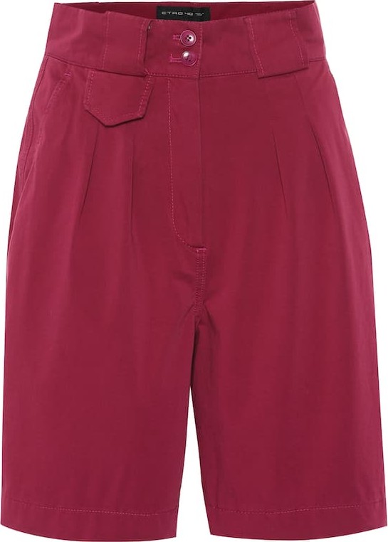 Etro Stretch-cotton shorts