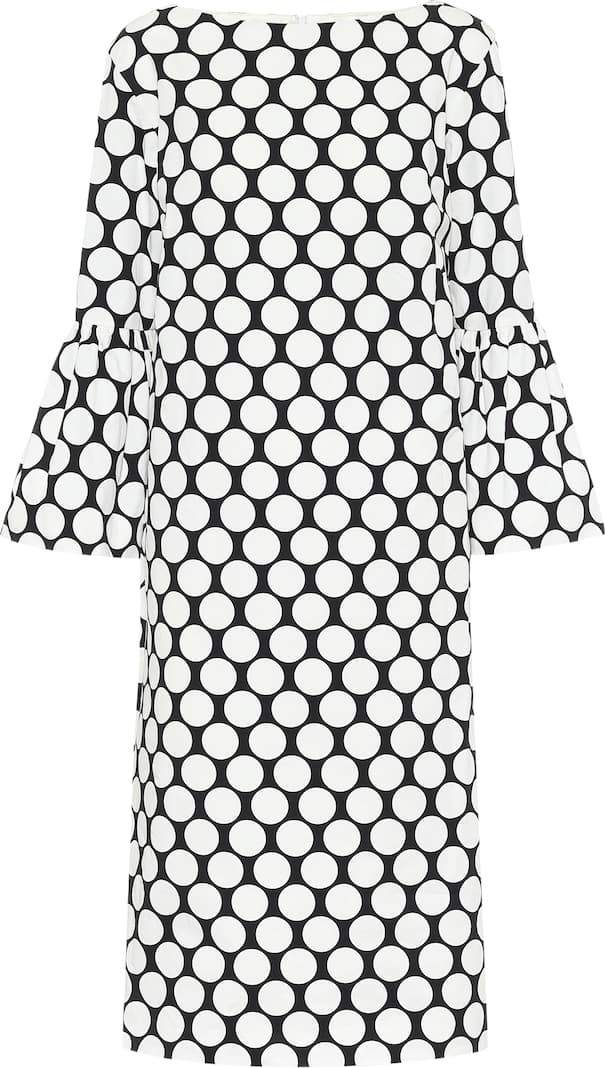 Dries Van Noten Dotted cotton midi dress