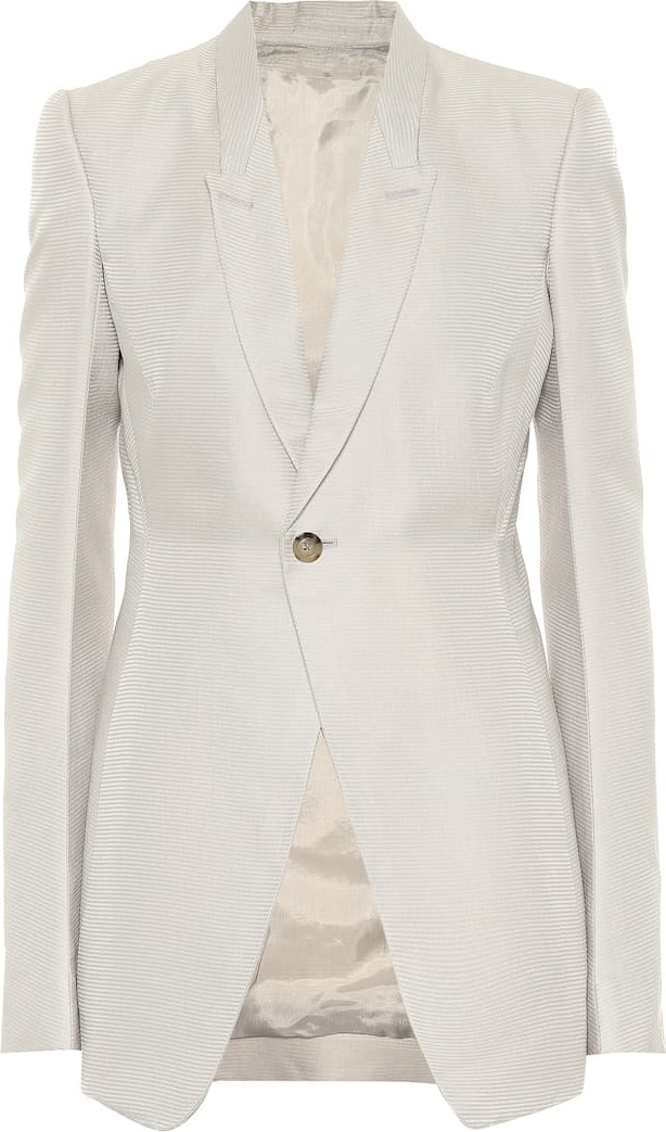 Rick Owens Cotton and silk blazer