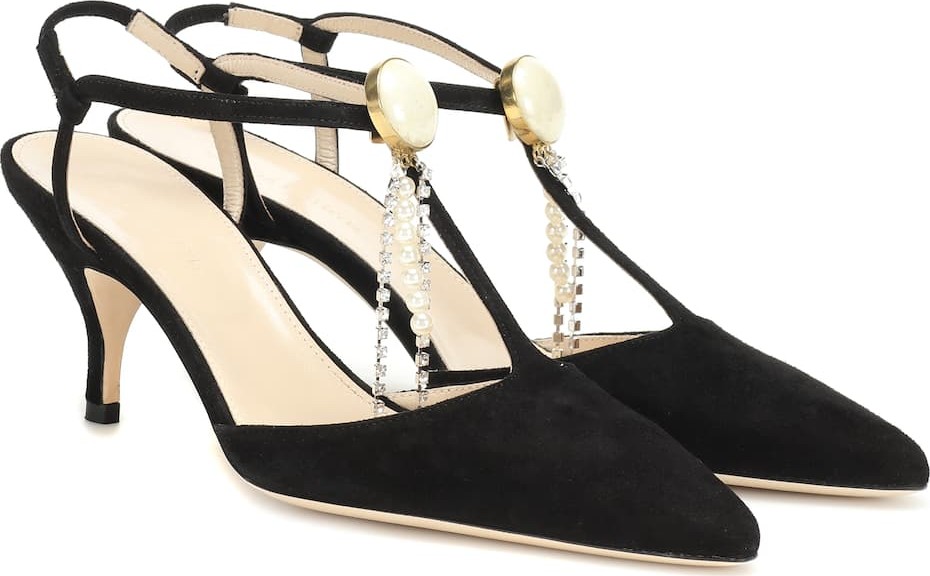Magda Butrym Macedonia suede pumps