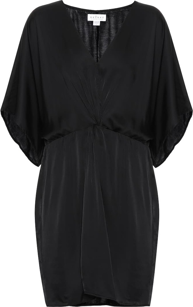 Velvet By Graham & Spencer Zoey satin minidress