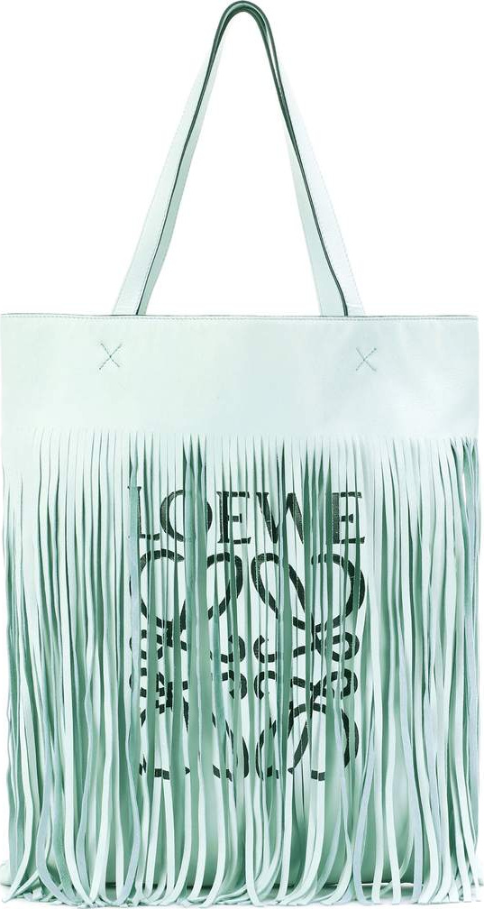 LOEWE X Paula's Ibiza leather tote