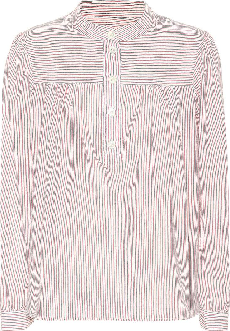 A.P.C. Striped cotton blouse