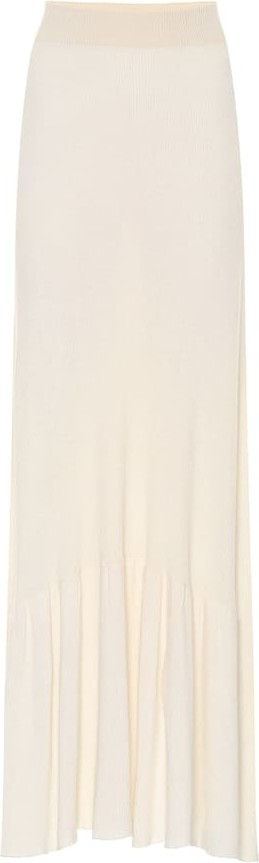 Ryan Roche Cashmere maxi skirt
