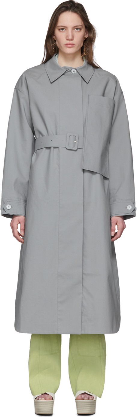 Jacquemus Grey 'Le Manteau Camiseto Long' Coat