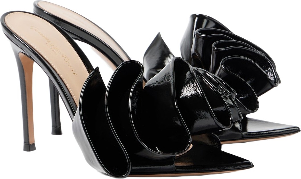 Gianvito Rossi - Gabrielle 105 leather mules