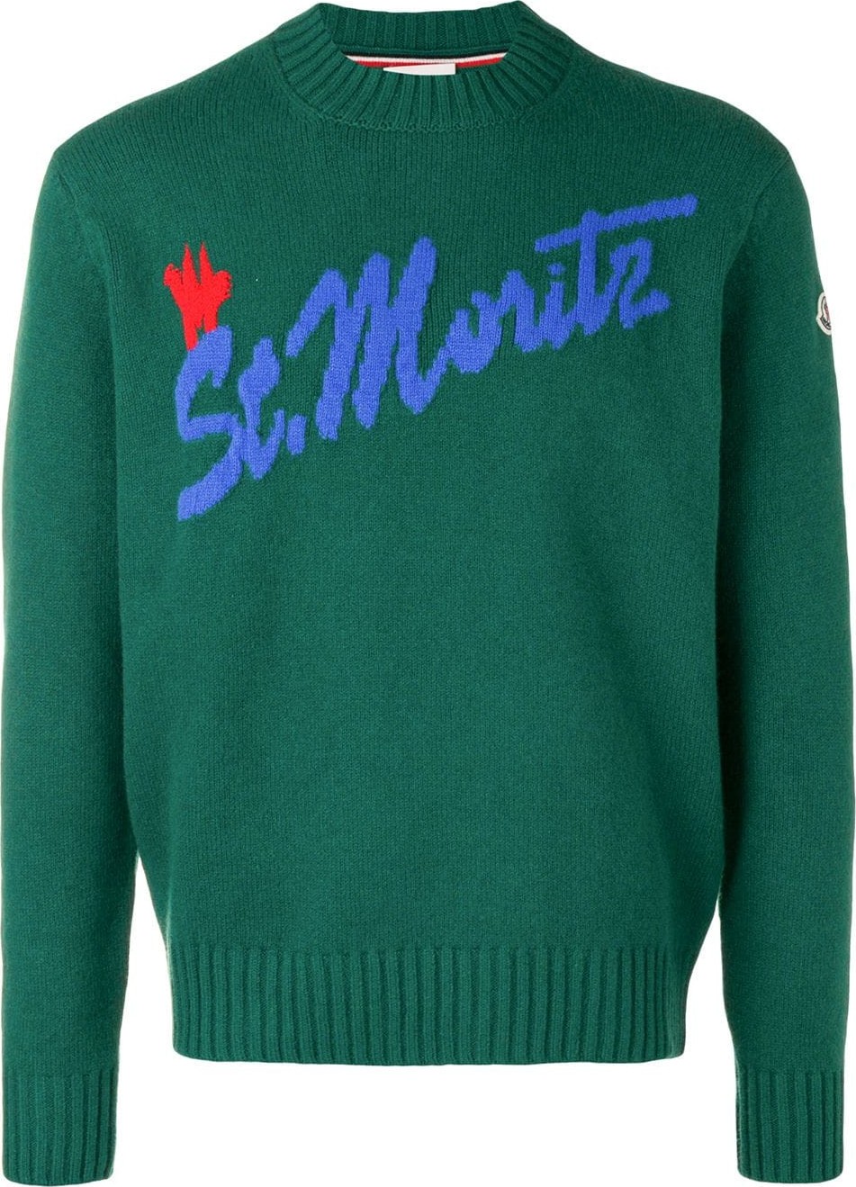 Moncler intarsia St. Moritz knitted sweater