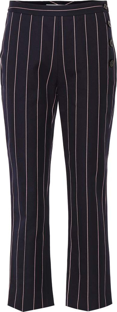 VICTORIA, VICTORIA BECKHAM Cropped cotton pants