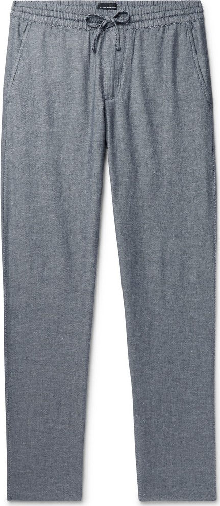 Club Monaco Slim-Fit Cotton-Blend Drawstring Trousers