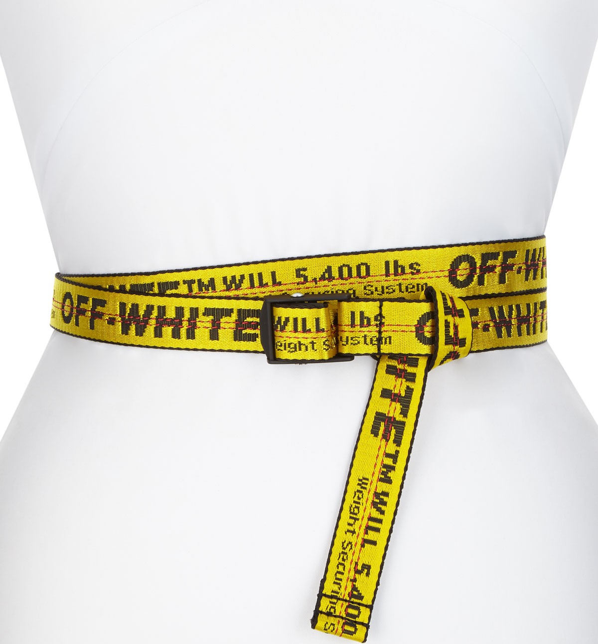 Off White Mini Industrial Web Belt