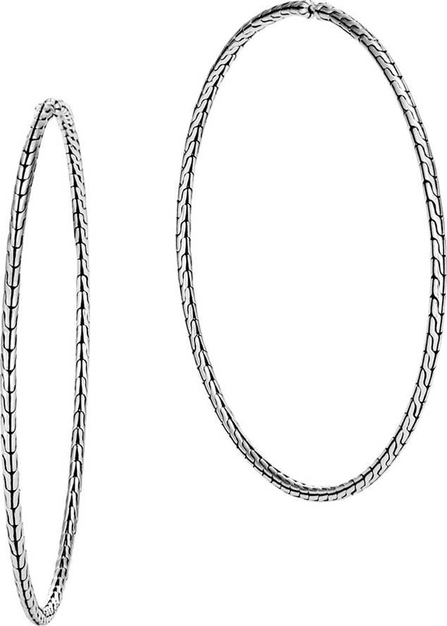 John Hardy Classic Chain Extra-Large Hoop Earrings
