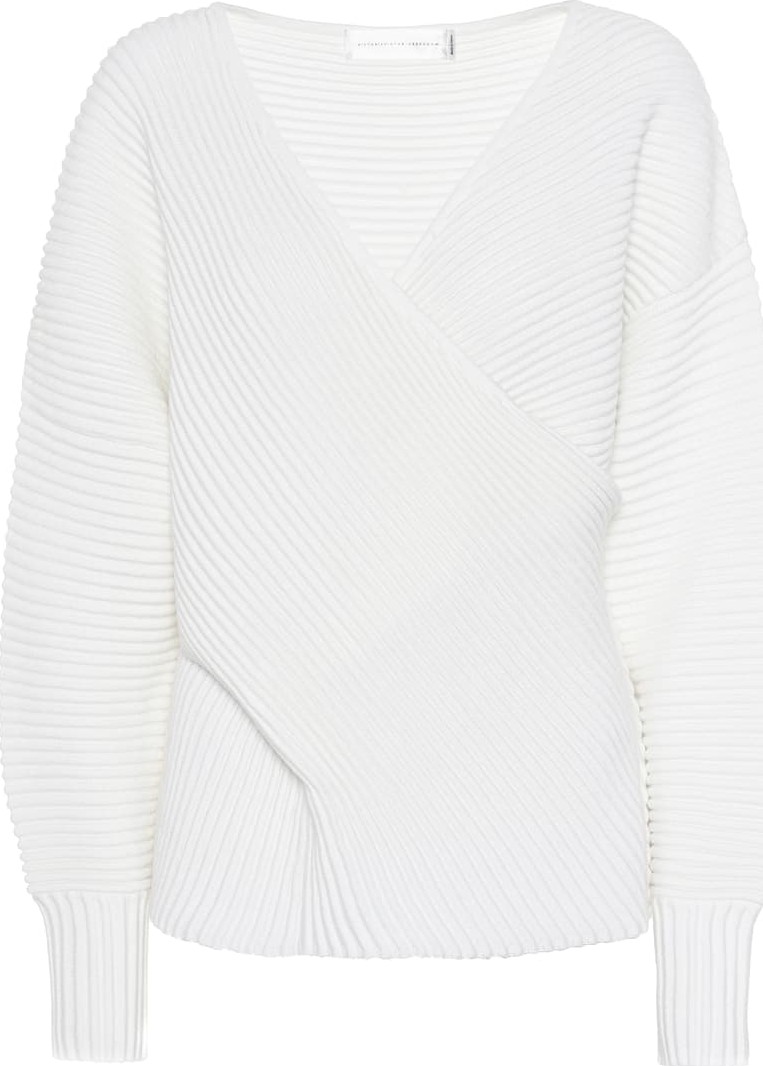 VICTORIA, VICTORIA BECKHAM Ribbed wool sweater