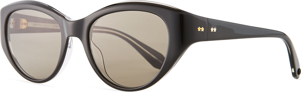 GARRETT LEIGHT Del Rey Wraparound Cat-Eye Sunglasses