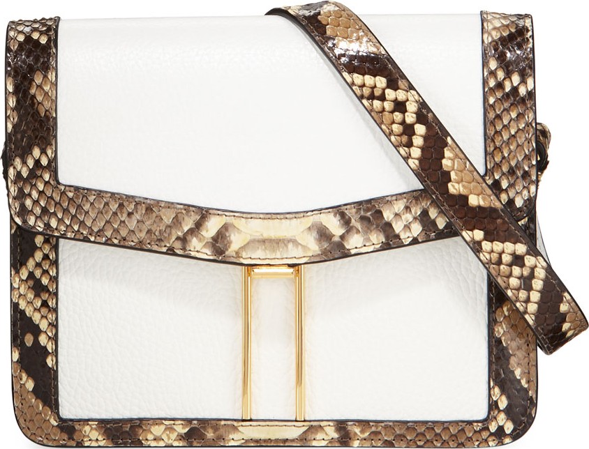 Hayward Mini H Python Crossbody Bag Hayward Mini H Python Crossbody Bag