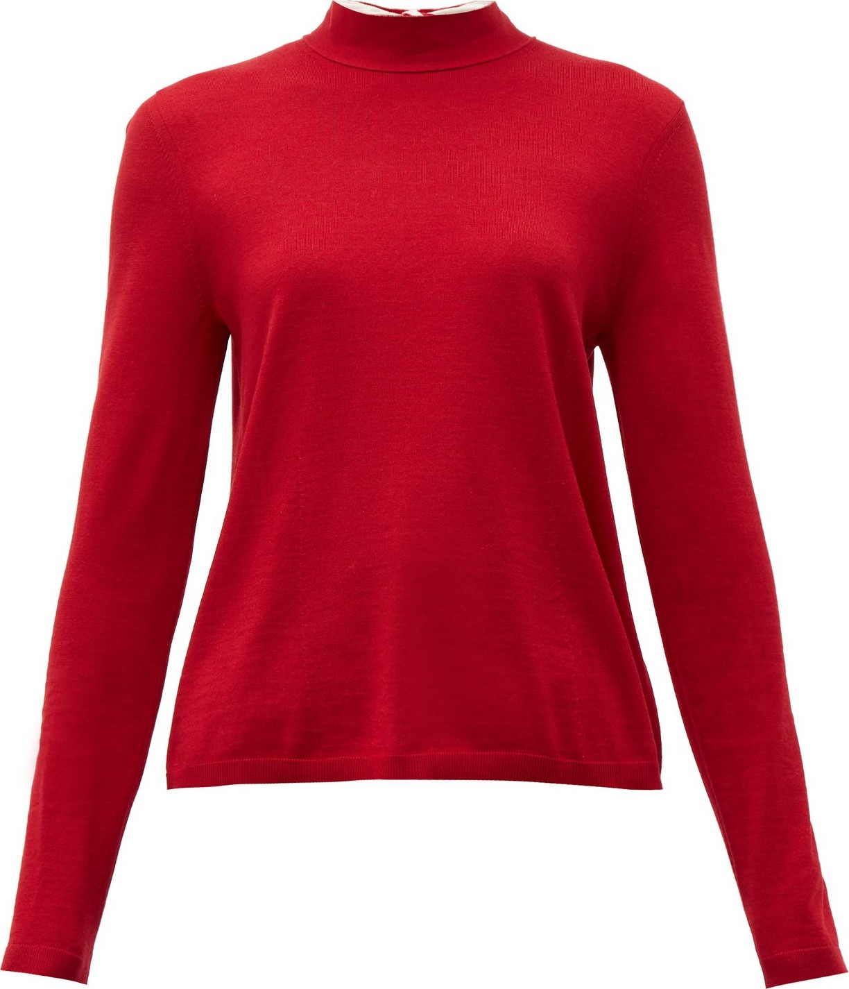 RED Valentino Tie-neck wool-blend sweater